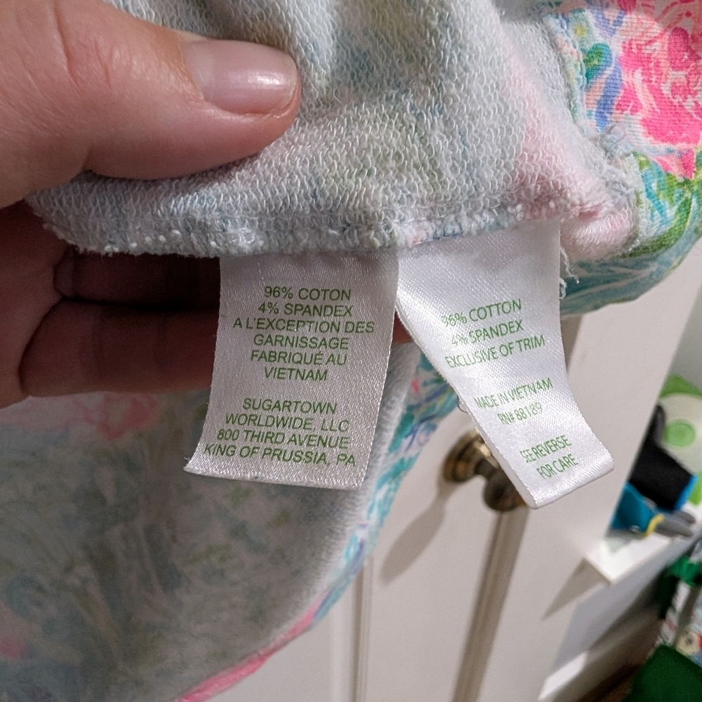Lily Pulitzer Floral Quarter-Zip Pullover - Picture 4 of 5